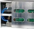 Figure 3. The drip-free fast couplings are arranged in a floating manner in order to balance possible tolerances